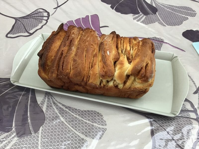 Cliquez pour zoomer ! Brioche à effeuiller à la cannelle Thermomix par vivi5