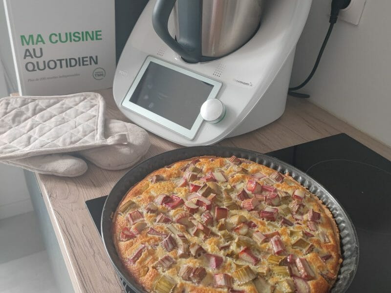 Cliquez pour zoomer ! Tarte à la rhubarbe Thermomix par leasamaras