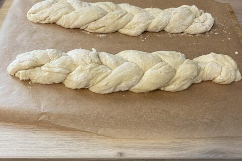 Cliquez pour zoomer ! Brioche tressée à la mie filante Thermomix par Kalix