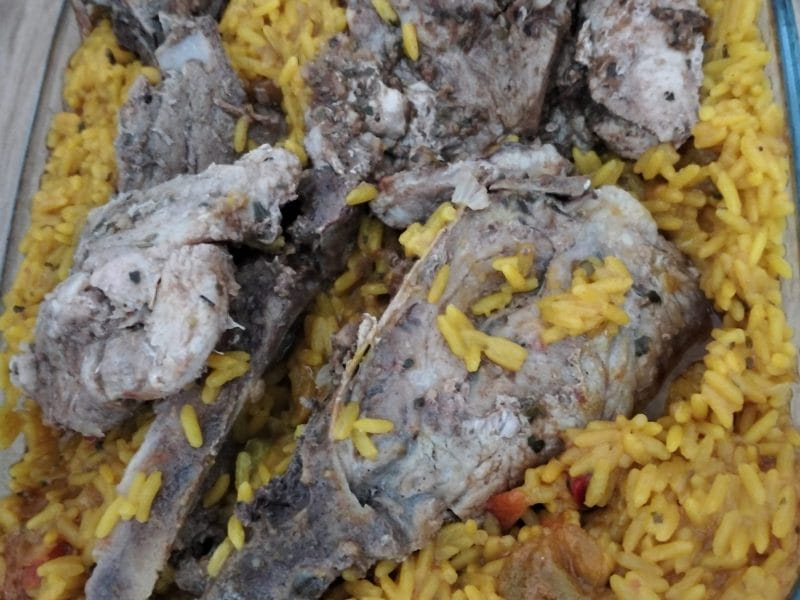 Cliquez pour zoomer ! Côtes de porc au riz jaune Thermomix par Youpi66