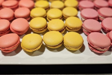 Cliquez pour zoomer ! Ganaches coco et fraise tagada pour macarons Thermomix par nathbouche