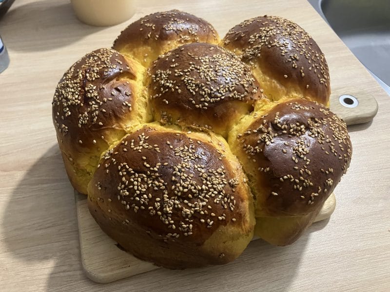 Cliquez pour zoomer ! Pão de Abóbora – Brioche à la courge Thermomix par remy_71