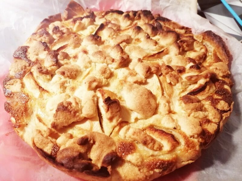 Cliquez pour zoomer ! Tarte normande aux pommes Thermomix par Dely
