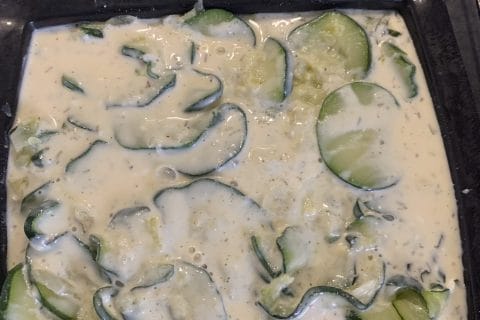 Cliquez pour zoomer ! Clafoutis courgettes et feta Thermomix par yodu77