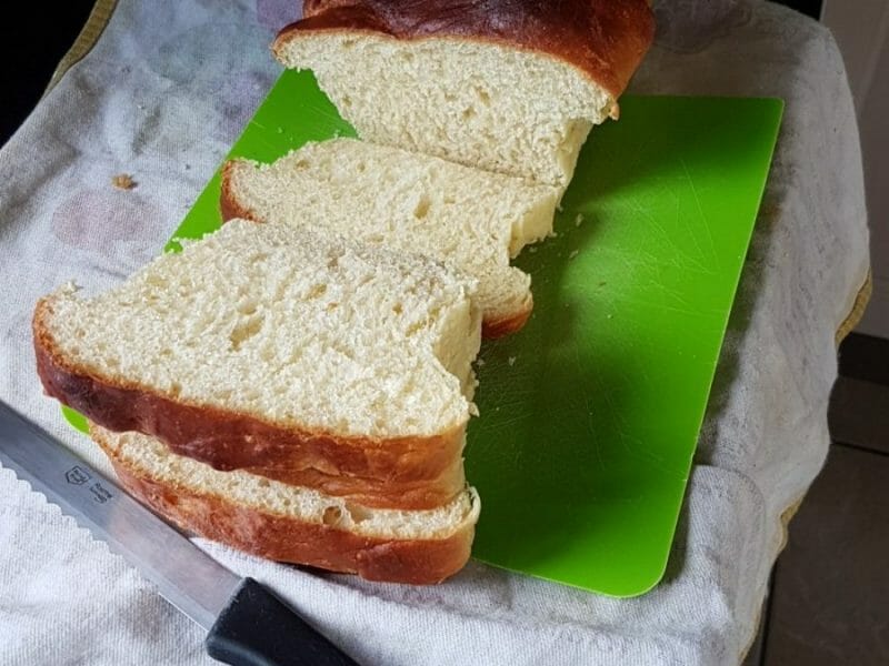 Cliquez pour zoomer ! Brioche sans beurre, sans oeufs Thermomix par Louise 41