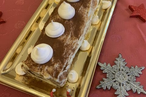 Cliquez pour zoomer ! Bûche Tiramisu au Thermomix