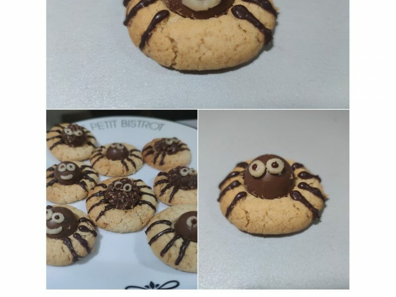 Cliquez pour zoomer ! Spider cookies – cookies araignées Thermomix par Elo78