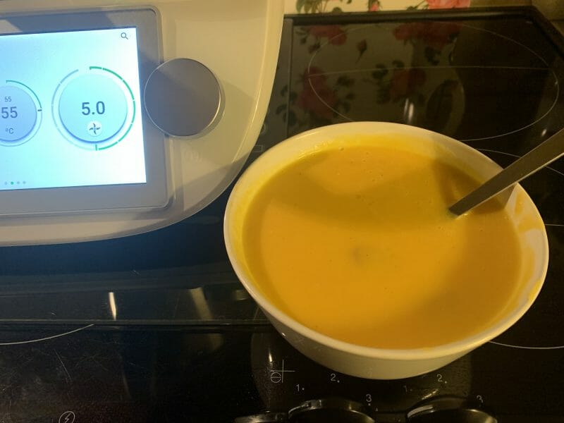Cliquez pour zoomer ! Crème de butternut à la Morteau Thermomix par Bernie75010