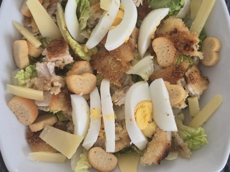 Cliquez pour zoomer ! Salade César Thermomix par Lawlaw
