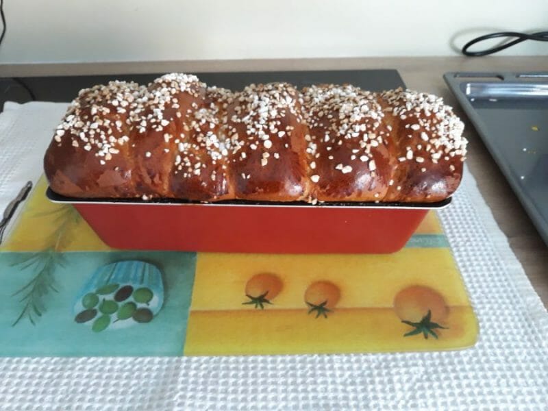 Cliquez pour zoomer ! Brioche sans beurre, sans oeufs Thermomix par Lngdn