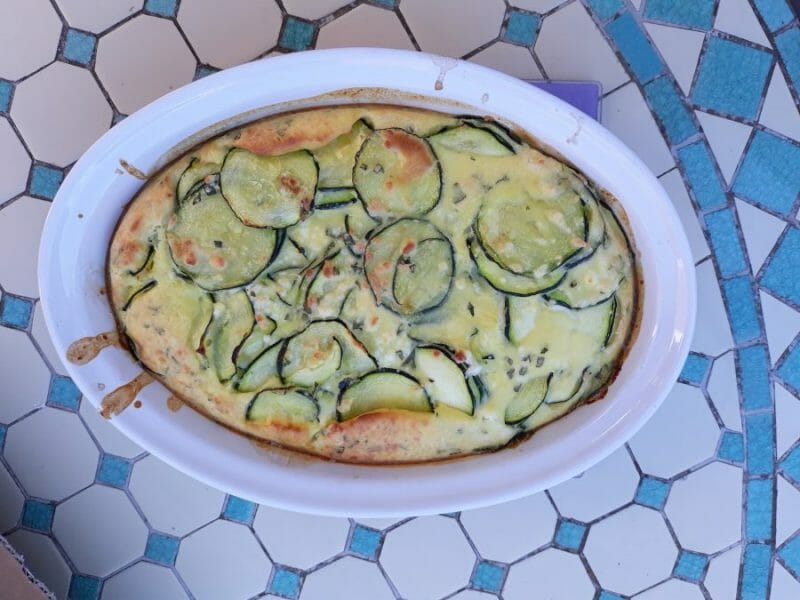 Cliquez pour zoomer ! Clafoutis courgettes et feta Thermomix par Lngdn