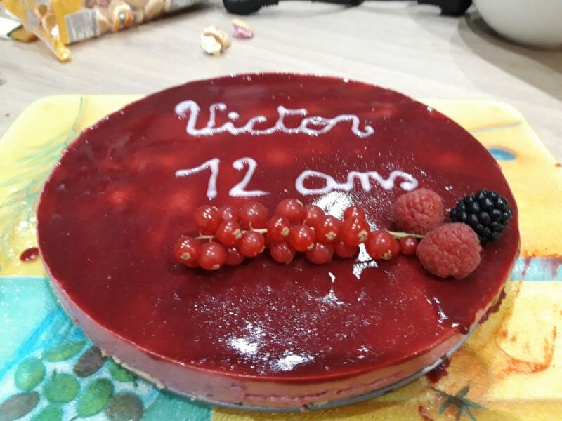 Cliquez pour zoomer ! Bavarois aux framboises Thermomix par Lngdn