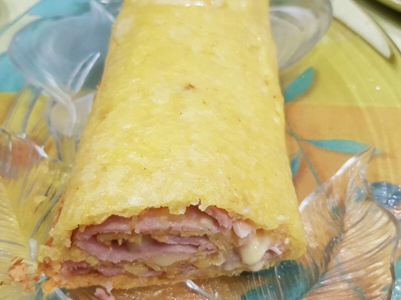Roulé de pommes de terre, jambon et reblochon Thermomix par Lngdn