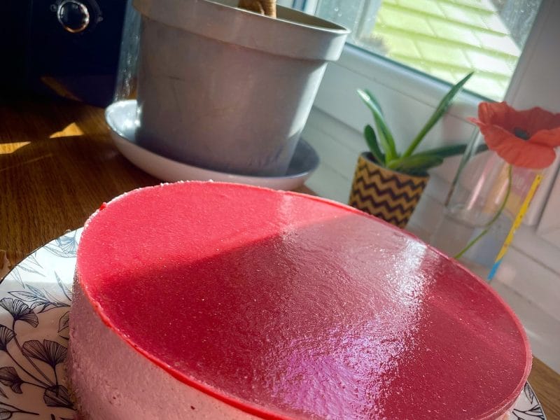 Cliquez pour zoomer ! Bavarois aux framboises Thermomix par lolomg