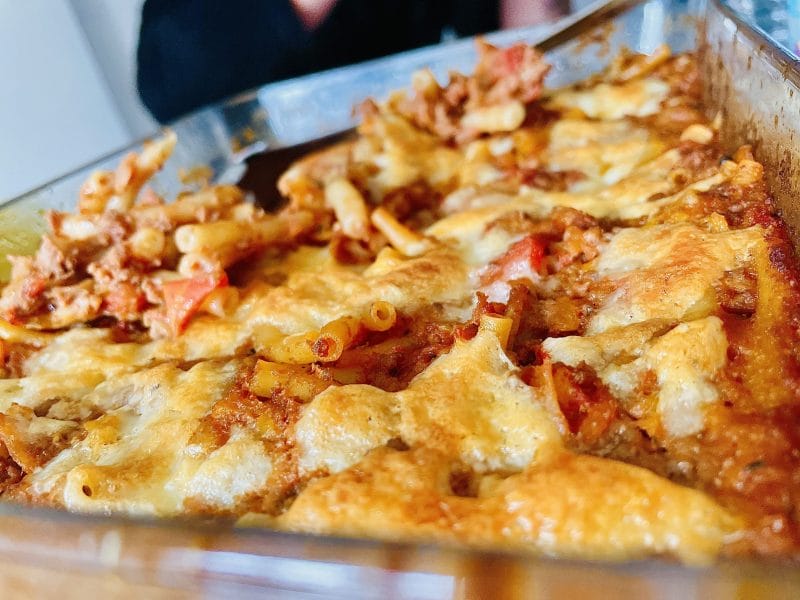 Cliquez pour zoomer ! Gratin de macaroni à la bolognaise Thermomix par lolomg