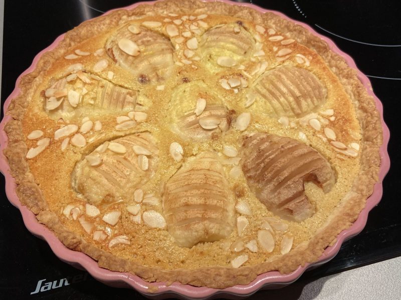 Cliquez pour zoomer ! Tarte aux poires sur lit de chocolat Thermomix par domy38