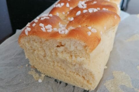 Cliquez pour zoomer ! Brioche sans beurre, sans oeufs Thermomix par Pins06