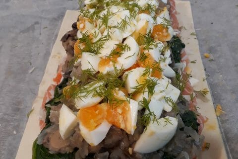 Cliquez pour zoomer ! Koulibiac de saumon Thermomix par Christophe 31