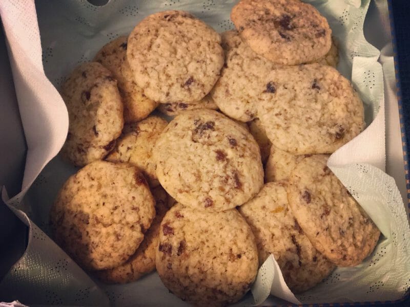 Cliquez pour zoomer ! Cookies romarin et abricots Thermomix par Delinette