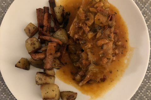 Lapin Sauce Chasseur Au Thermomix Cookomix