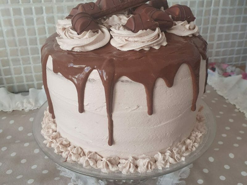 Cliquez pour zoomer ! Layer cake Kinder Bueno Thermomix par Lolo-nico