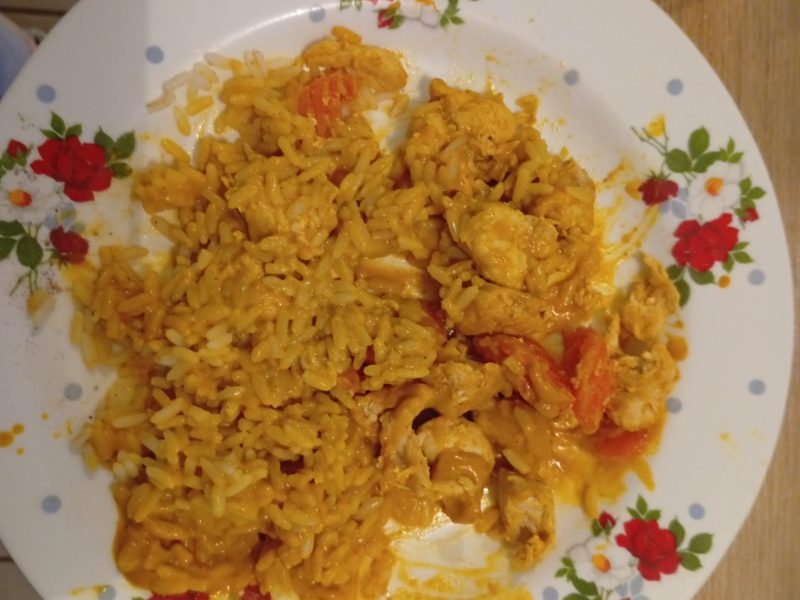 Cliquez pour zoomer ! Poulet coco aux 3 épices Thermomix par pascale_235
