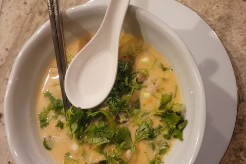 Cliquez pour zoomer ! Tom Kha Kai – Soupe de poulet au lait de coco Thermomix par orpheus2