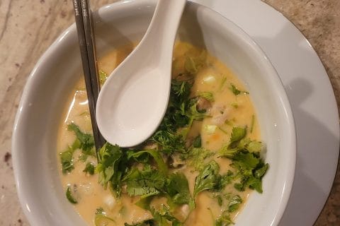 Cliquez pour zoomer ! Tom Kha Kai – Soupe de poulet au lait de coco Thermomix par orpheus2