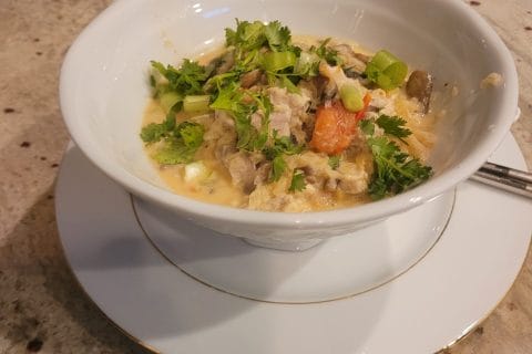 Cliquez pour zoomer ! Tom Kha Kai – Soupe de poulet au lait de coco Thermomix par orpheus2