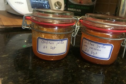 Cliquez pour zoomer ! Confiture de pêches au Thermomix