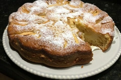 Cliquez pour zoomer ! Gâteau aux pommes et mascarpone au Thermomix