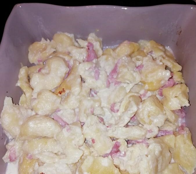 Cliquez pour zoomer ! Knepps à la crème et aux lardons Thermomix par marianne2684