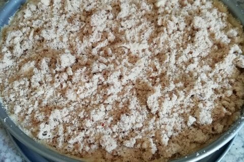 Cliquez pour zoomer ! Tarte aux pommes façon crumble au Thermomix
