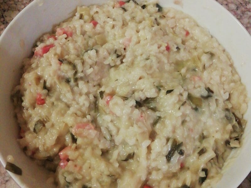 Cliquez pour zoomer ! Risotto poireaux et lardons Thermomix par marianne2684