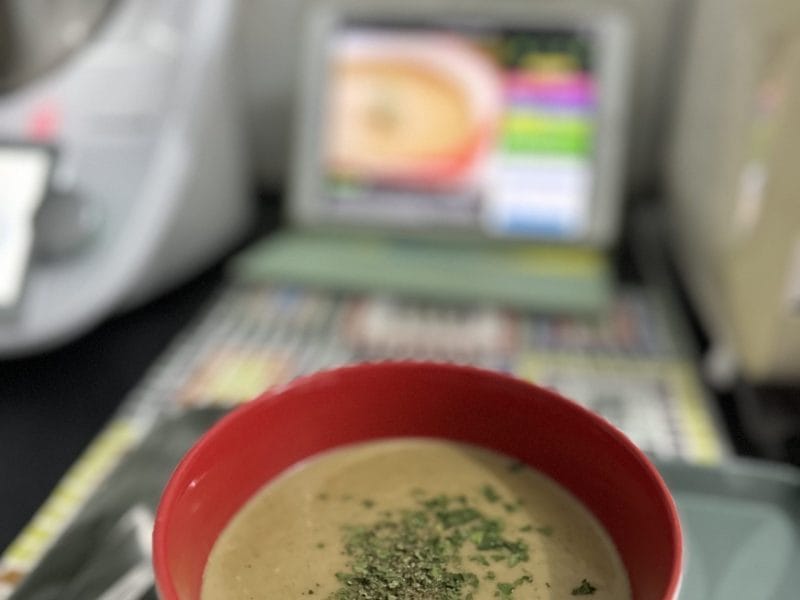 Cliquez pour zoomer ! Velouté d’aubergines grillées Thermomix par kiks972