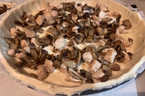 Cliquez pour zoomer ! Tarte au poulet et champignons Thermomix par Zaynab72