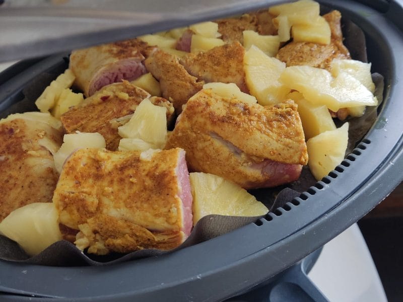Cliquez pour zoomer ! Filet mignon de porc à l’ananas Thermomix par Ennane