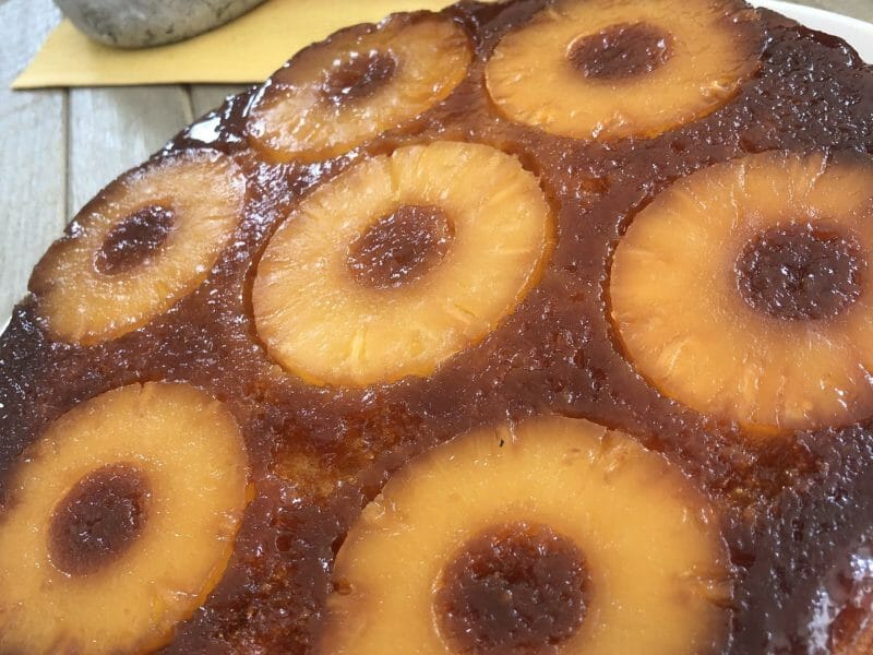 Cliquez pour zoomer ! Gâteau renversé à l’ananas Thermomix par nadencuisine