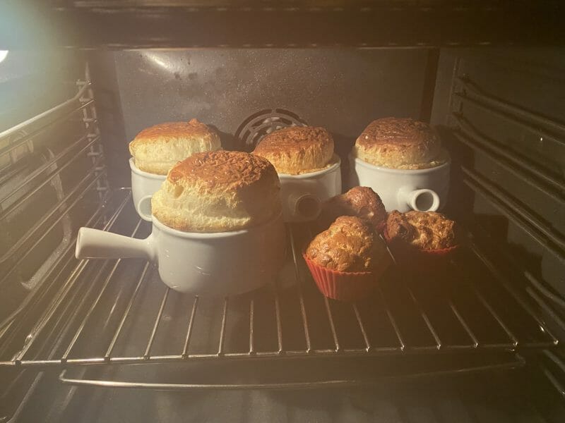 Cliquez pour zoomer ! Soufflé au camembert et calvados Thermomix par Nini