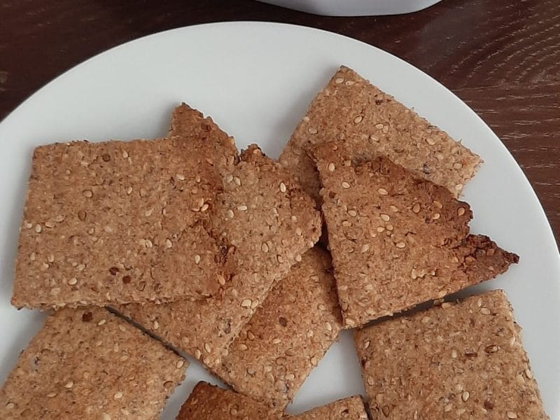 Cliquez pour zoomer ! Biscuits apéro aux graines Thermomix par Michelebba