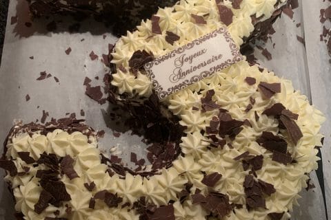 Cliquez pour zoomer ! Bûche forêt noire Thermomix par Lajulie