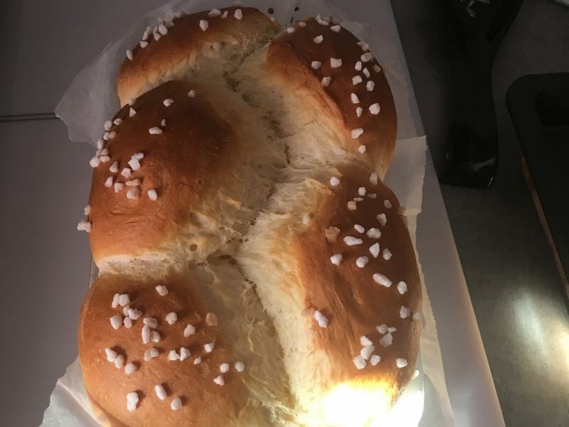 Cliquez pour zoomer ! Brioche sans beurre, sans oeufs Thermomix par Cocoxynel22