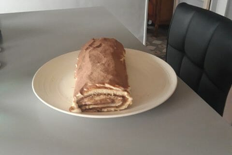 Cliquez pour zoomer ! Bûche Tiramisu Thermomix par Valou45110