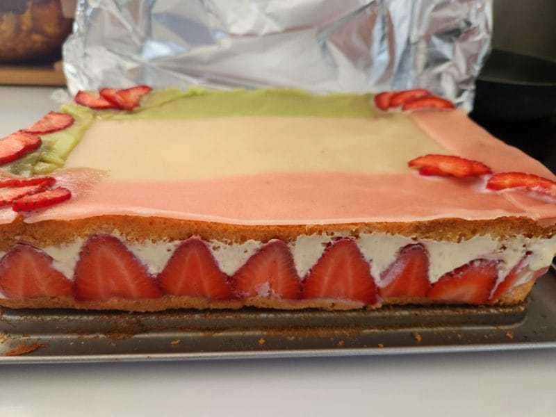 Cliquez pour zoomer ! Fraisier Thermomix par Steph