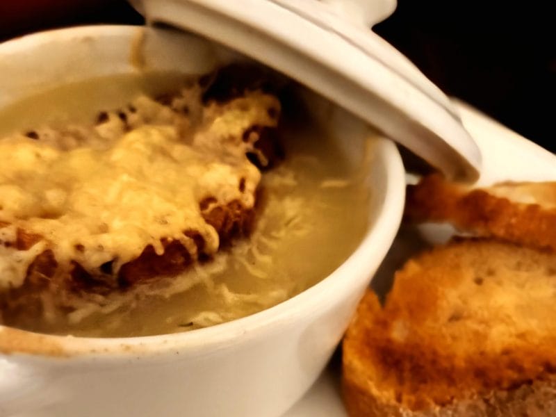 Cliquez pour zoomer ! Gratinée à l’oignon Thermomix par Steph