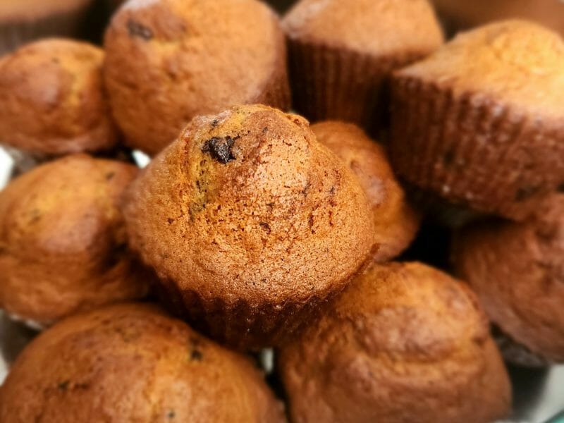 Cliquez pour zoomer ! Muffins aux pépites de chocolat Thermomix par Steph