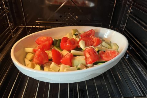 Cliquez pour zoomer ! Salade aubergines, courgettes et tomates Thermomix par paustjo