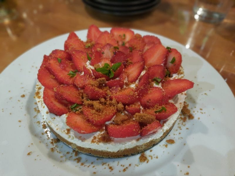 Cliquez pour zoomer ! Tarte aux fraises sans cuisson Thermomix par paustjo