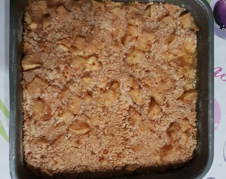 Cliquez pour zoomer ! Crumble pommes, poires et spéculoos Thermomix par Nita Maelange