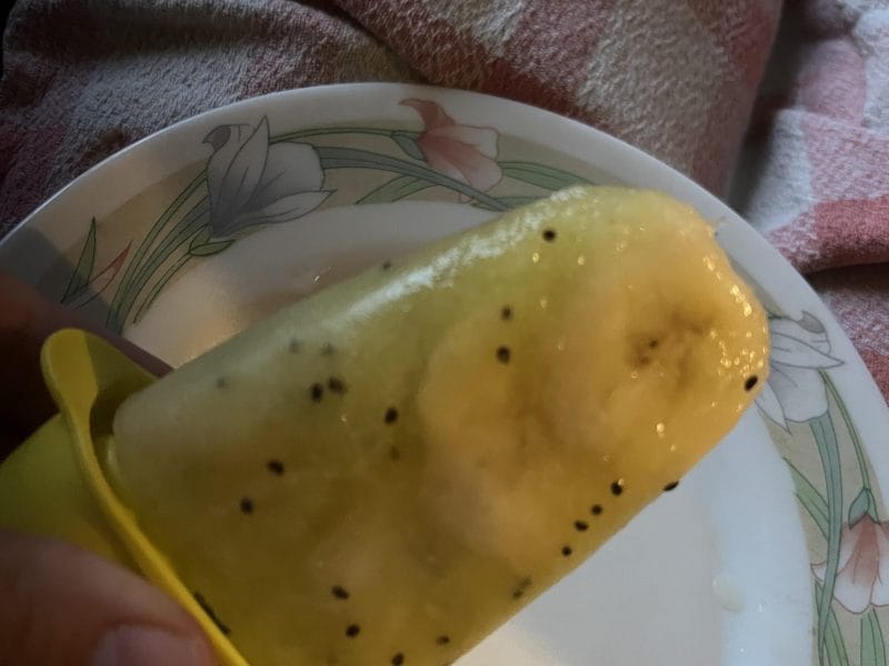 Cliquez pour zoomer ! Glace kiwi banane Thermomix par Nita Maelange